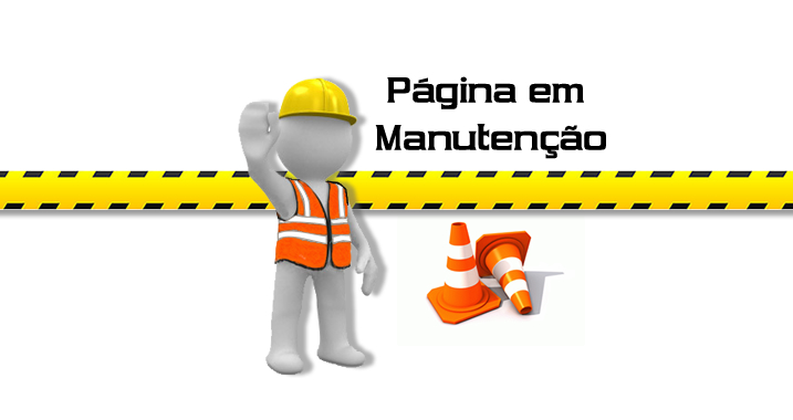 Página em manutenção